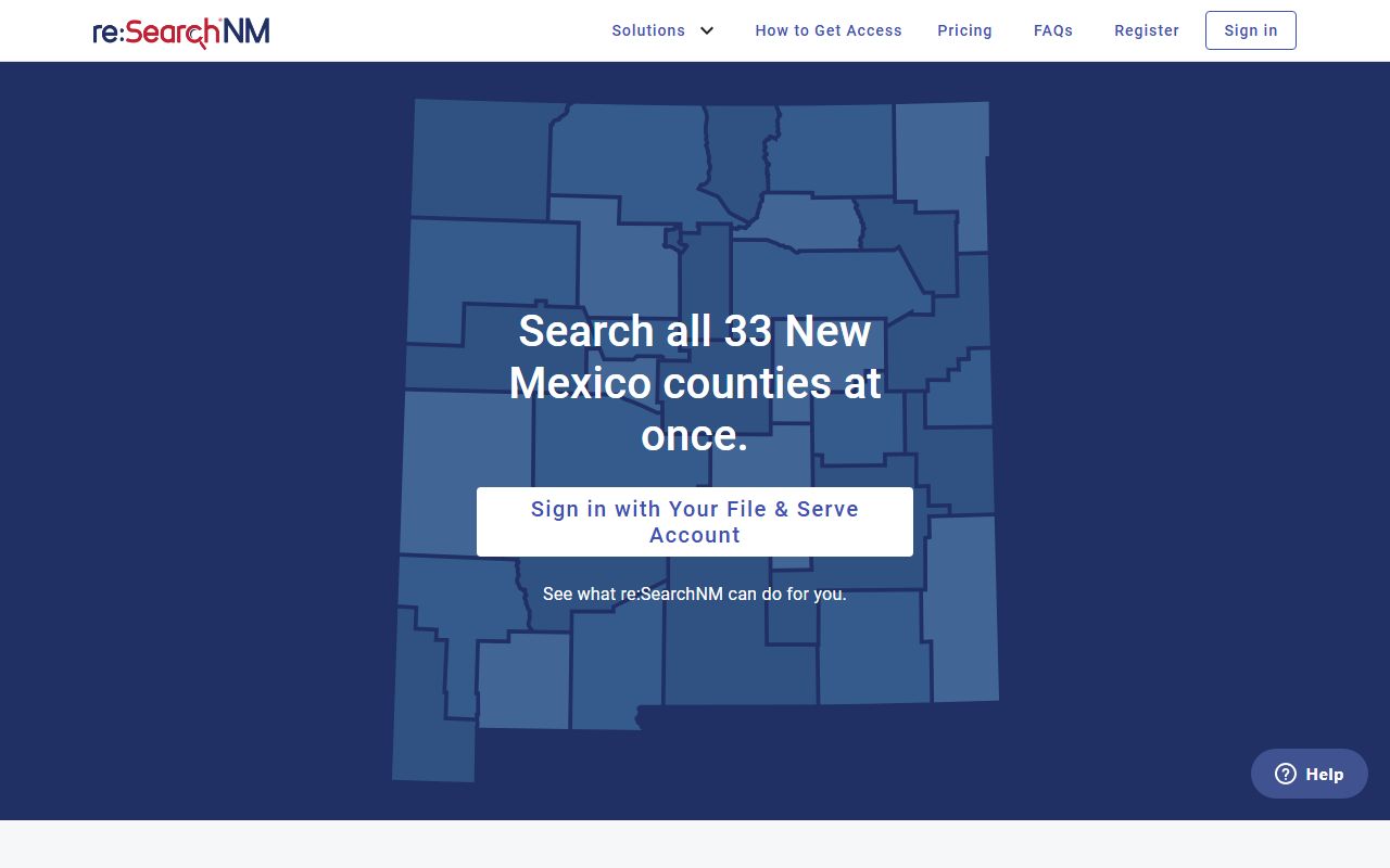 De Baca County court records reSearchNM Tyler portal