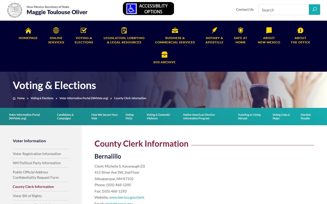 De Baca County marriage records County Clerk directory